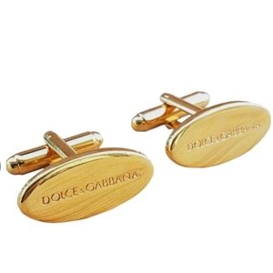 Dolce & Gabbana Gold Cufflinks